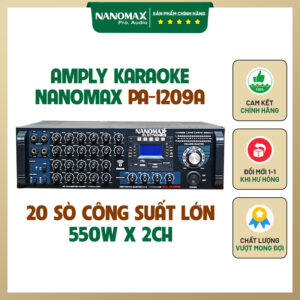 Amply karaoke nanomax pa-1209a