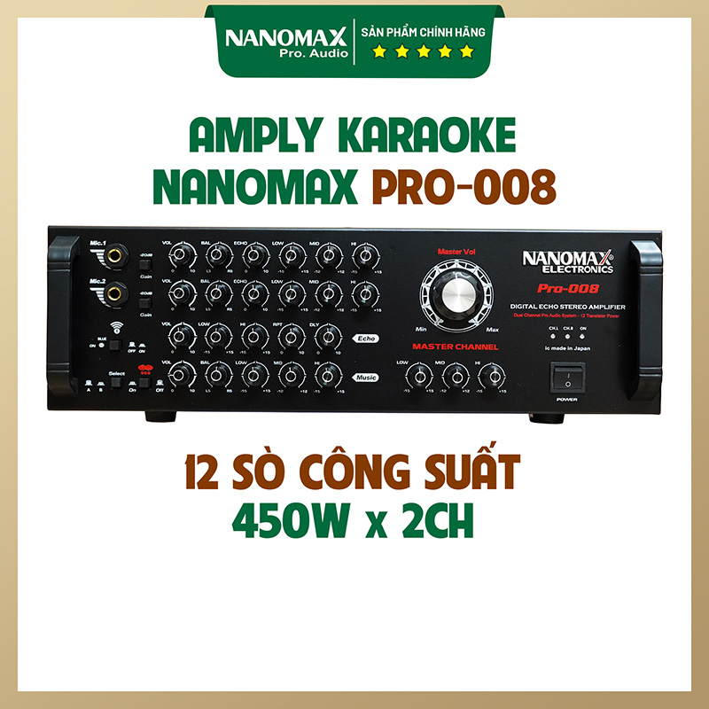 Amply karaoke Nanomax Pro-008 1