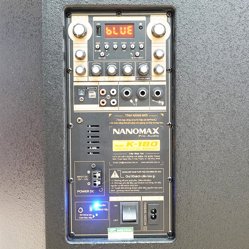 Loa kéo karaoke bluetooth nanomax k-180 13