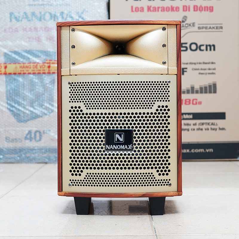 Loa kéo karaoke mini Nanomax S-8B 2