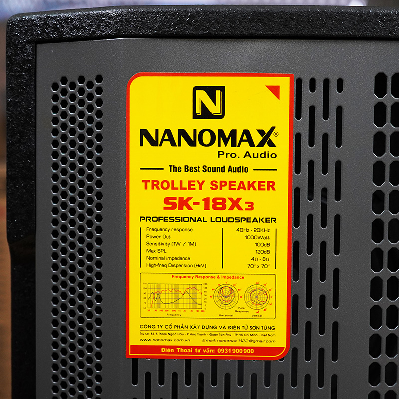 Loa kéo Nanomax SK-18X3 karaoke bluetooth 13