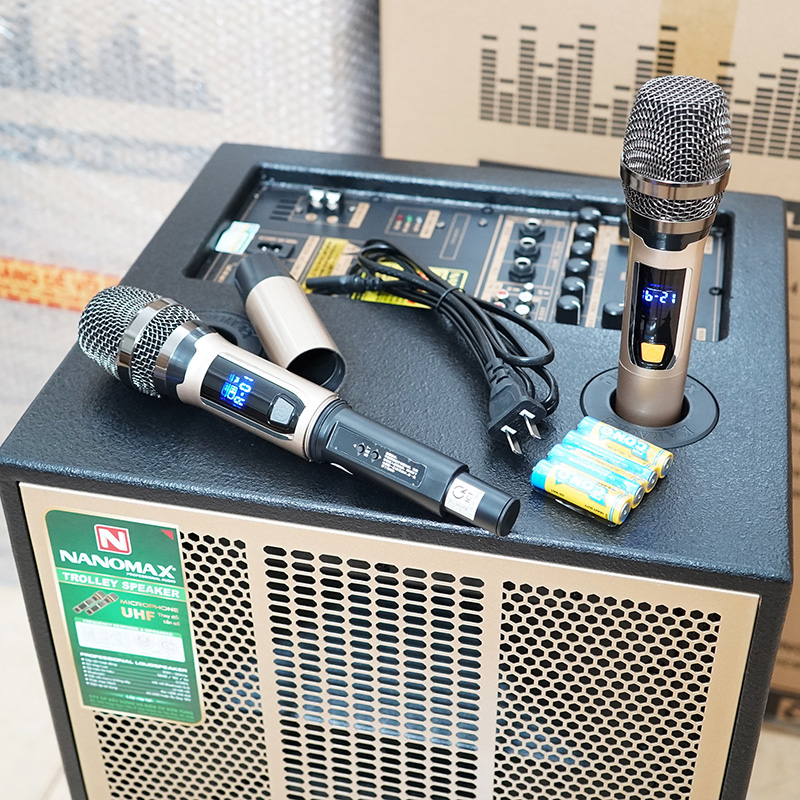 Loa kéo nanomax sk-12x1 karaoke bluetooth 10