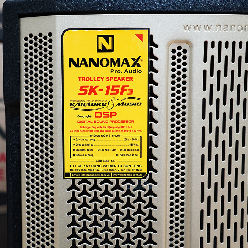 Loa kéo nanomax sk-15f3 karaoke bluetooth 4
