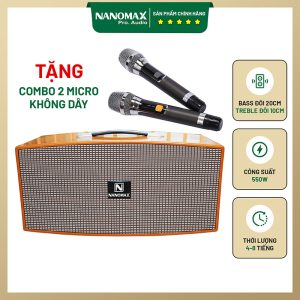 Loa karaoke xách tay nanomax ta-550 1