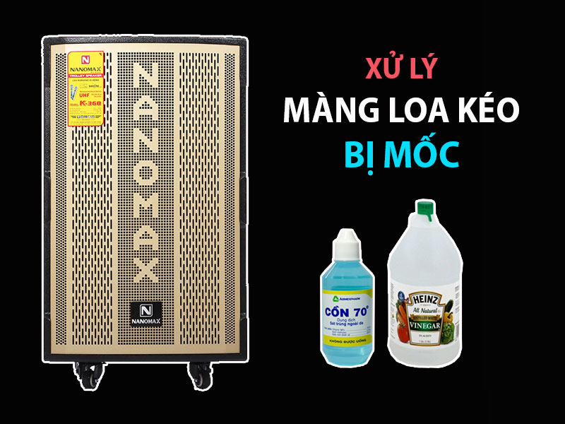 Màng loa kéo bị mốc