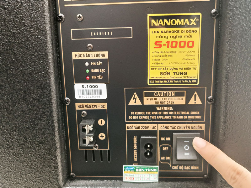 Loa kéo Nanomax S-1000