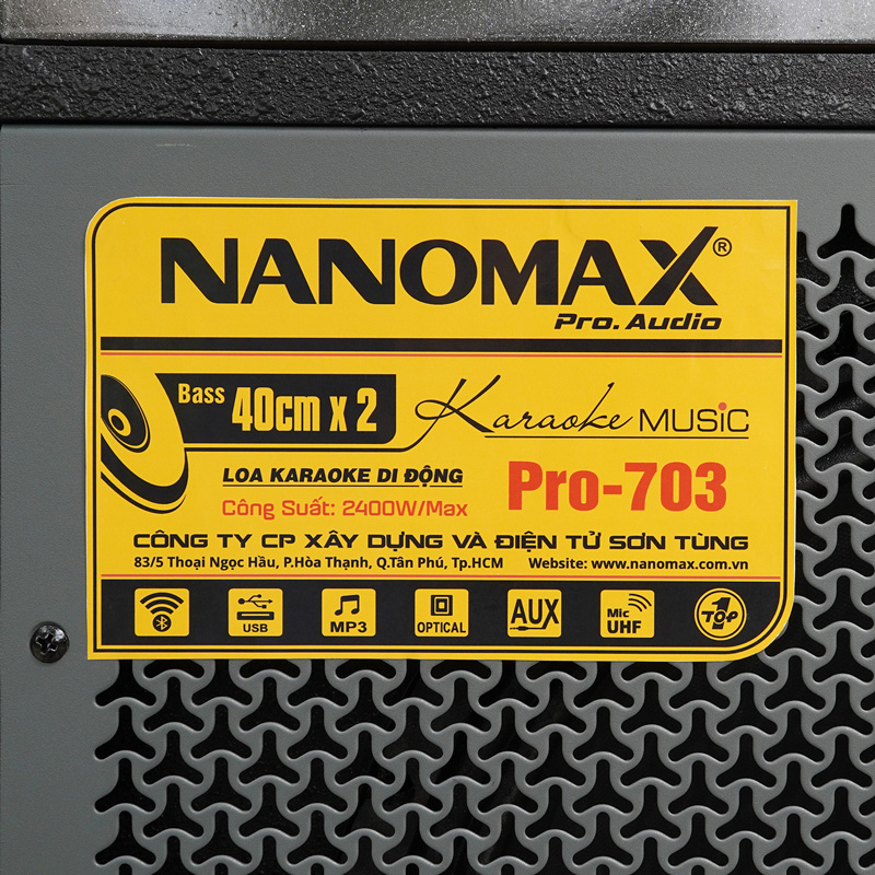 Loa kéo Nanomax Pro-703 9