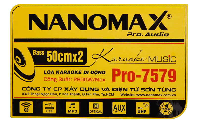 Loa kéo điện nanomax pro-7579 9